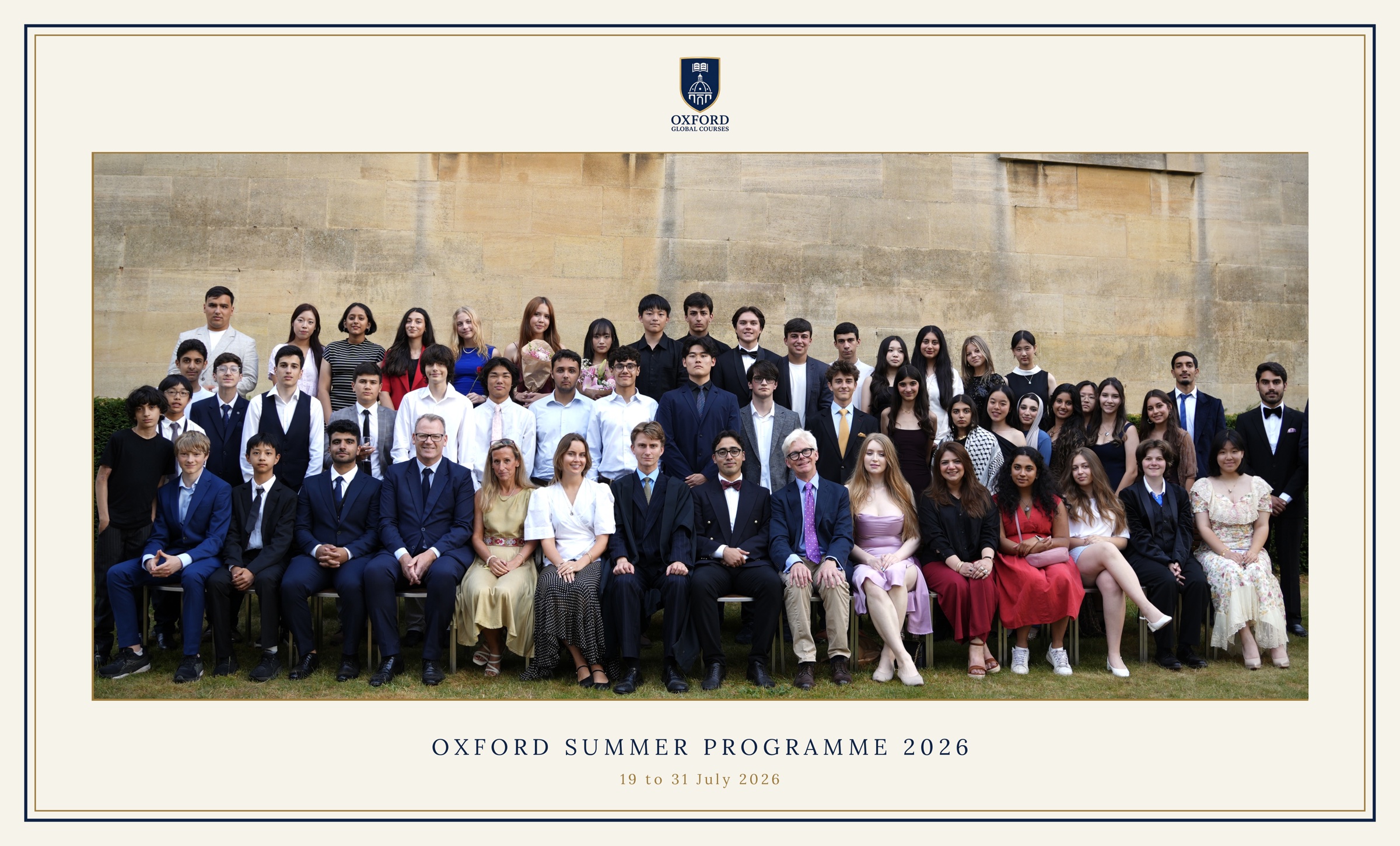 The international Oxford Summer Academy 2026 cohort