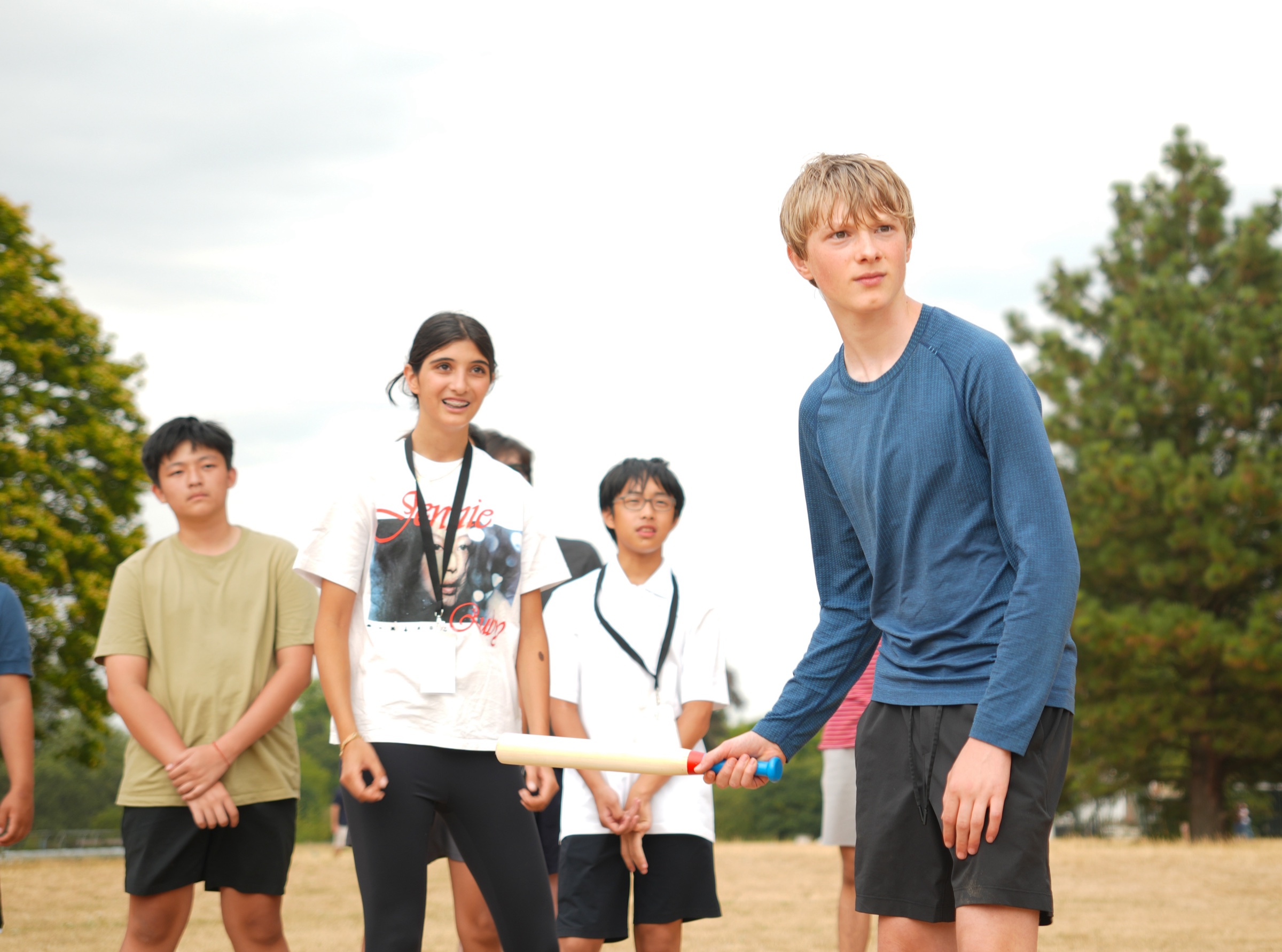 Oxford Summer Academy students taking part in an outdoor activity